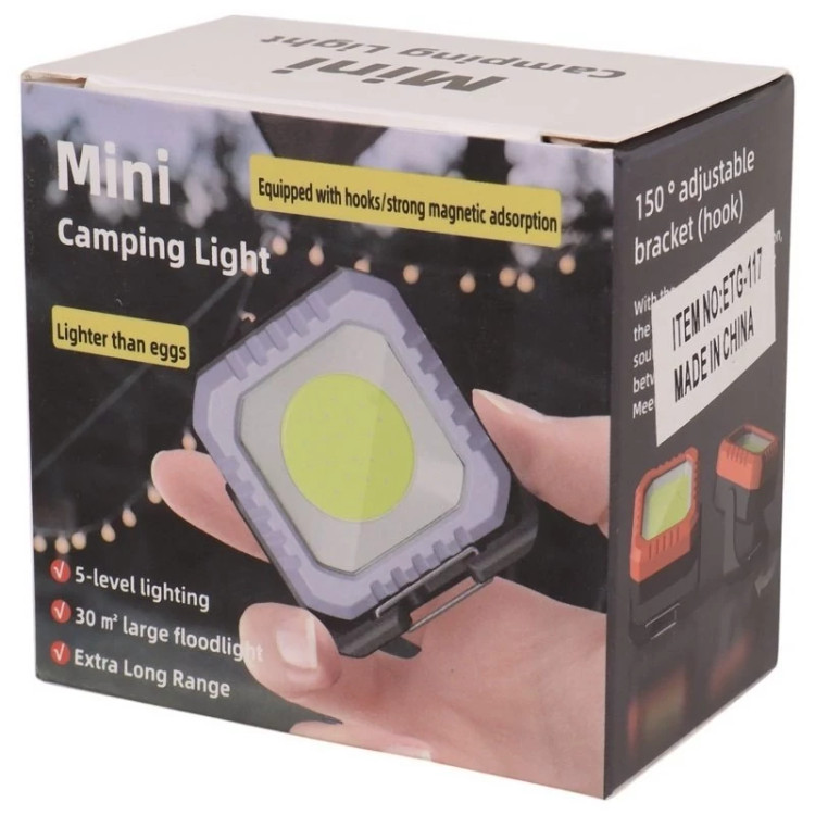 چراغ کمپینگ شارژی چند کاره مدل Mini 117