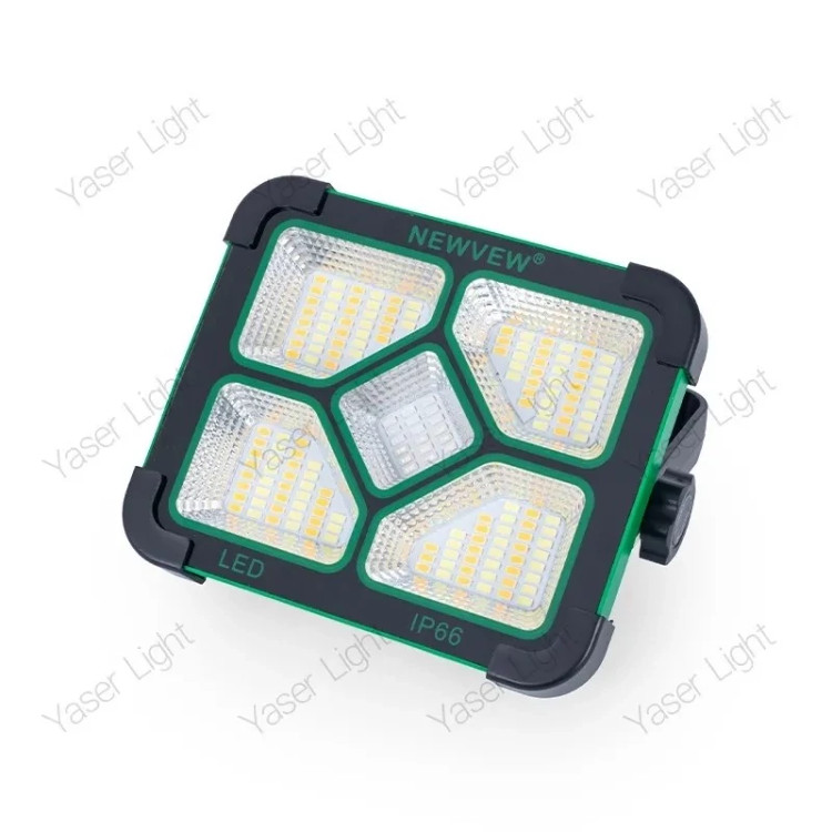 پروژکتور شارژی خورشیدی NEWVEW-200W