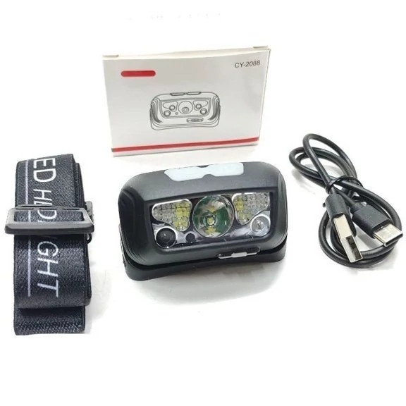 چراغ پیشانی شارژی سنسور دار 6 حالته کد CY-2088