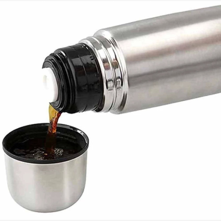 فلاسک یونیک استیل کاور دار - یک لیتری