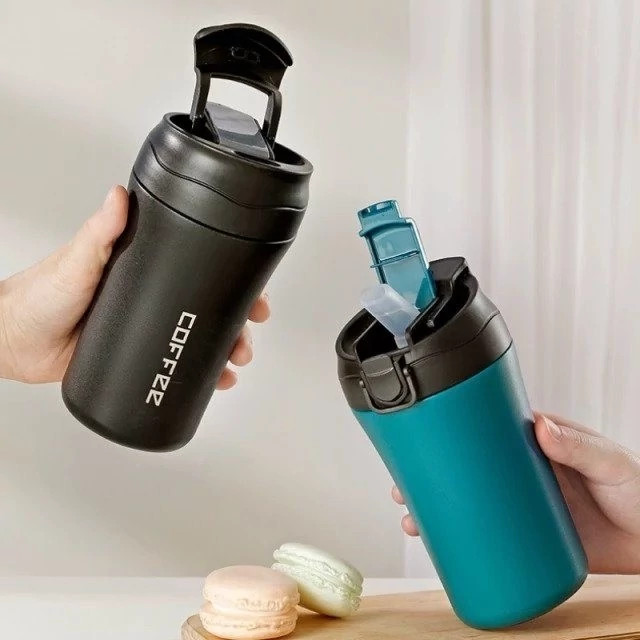 تراول ماگ سفری Coffee مدل دو قفله گنجایش 0.400 لیتری