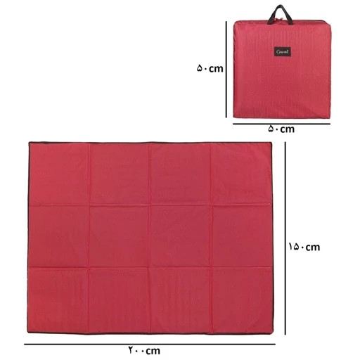 زیر انداز فوم دار 2*1.5 گرانیت مدل اسکوئر Square