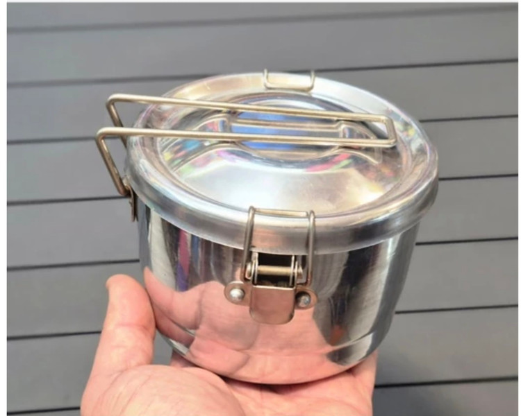 ظرف غذا روحی دسته دار با دسته تاشو